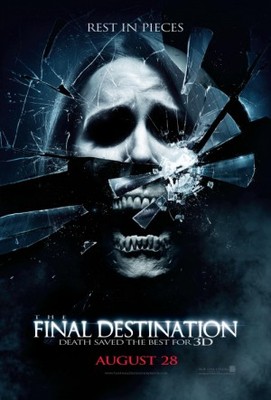 The Final Destination movie poster (2009) wood print