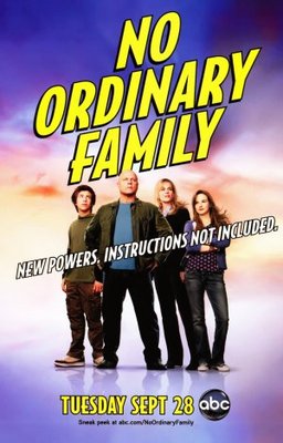 No Ordinary Family movie poster (2010) wooden framed poster