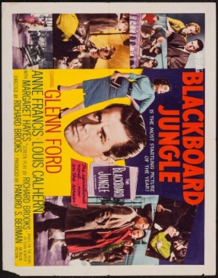 Blackboard Jungle movie poster (1955) canvas poster