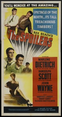 The Spoilers movie poster (1942) pillow