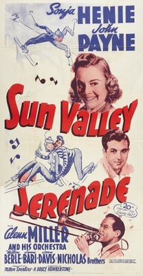Sun Valley Serenade movie poster (1941) pillow