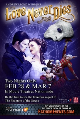 Love Never Dies movie poster (2012) poster