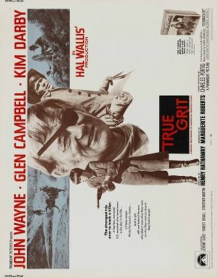 True Grit movie poster (1969) metal framed poster