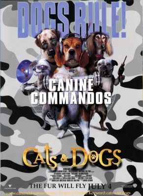 Cats & Dogs movie poster (2001) sweatshirt