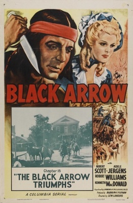 Black Arrow movie poster (1944) Stickers MOV_7500bb81