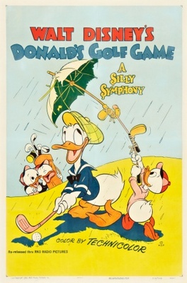 Donald's Golf Game movie poster (1938) metal framed poster