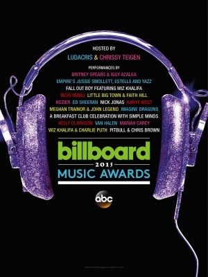 2015 Billboard Music Awards movie poster (2015) wood print