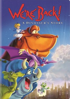 We're Back! A Dinosaur's Story movie poster (1993) poster with hanger