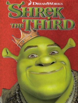 Shrek the Third movie poster (2007) wood print