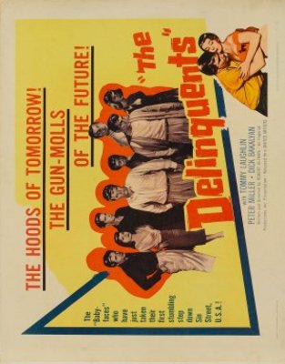 The Delinquents movie poster (1957) poster with hanger