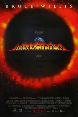 Armageddon movie poster (1998) tote bag