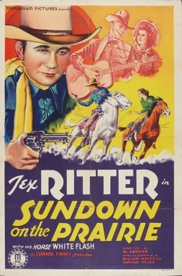 Sundown on the Prairie movie poster (1939) canvas poster