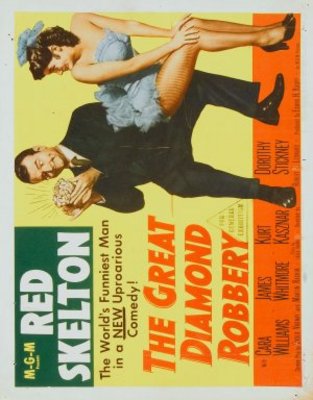 The Great Diamond Robbery movie poster (1954) metal framed poster