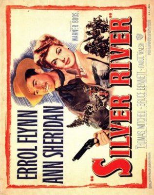 Silver River movie poster (1948) metal framed poster