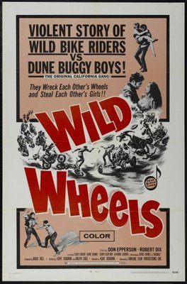 Wild Wheels movie poster (1969) Stickers MOV_75d618da