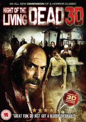 Night of the Living Dead 3D movie poster (2006) canvas poster
