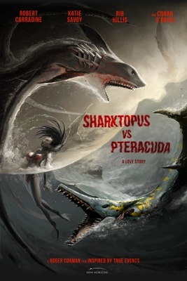 Sharktopus vs. Pteracuda movie poster (2014) Poster MOV_75e9a96a