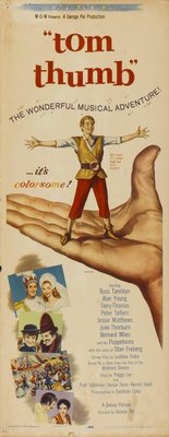 tom thumb movie poster (1958) metal framed poster