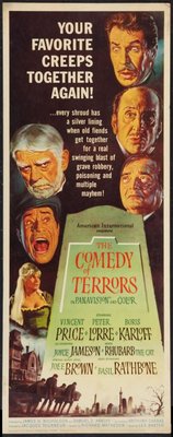 The Comedy of Terrors movie poster (1964) pillow
