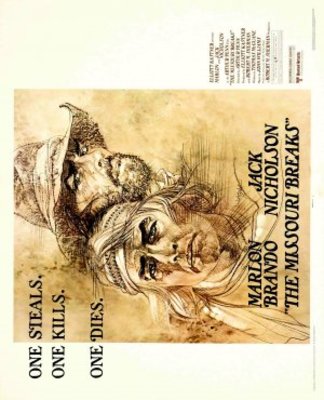 The Missouri Breaks movie poster (1976) wooden framed poster