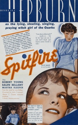 Spitfire movie poster (1934) pillow