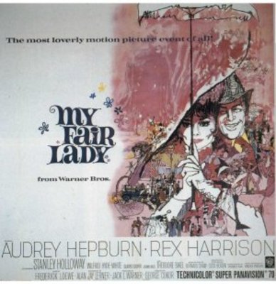My Fair Lady movie poster (1964) canvas poster