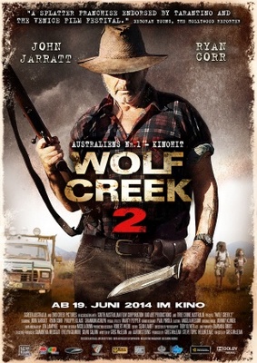 Wolf Creek 2 movie poster (2013) pillow