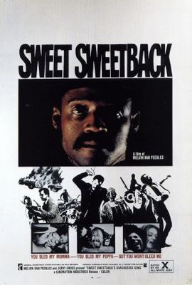 Sweet Sweetback's Baadasssss Song movie poster (1971) metal framed poster