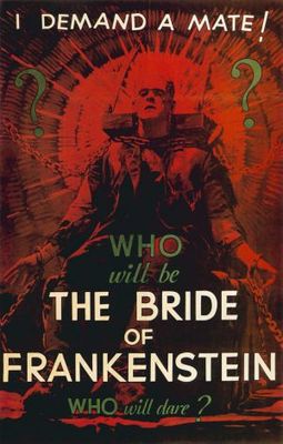 Bride of Frankenstein movie poster (1935) Mouse Pad MOV_76493bec