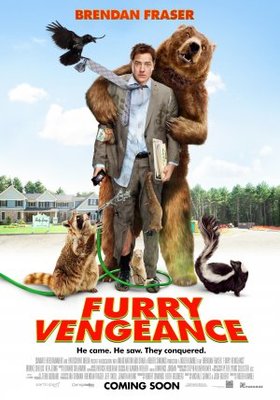 Furry Vengeance movie poster (2010) pillow