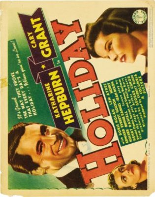 Holiday movie poster (1938) wooden framed poster