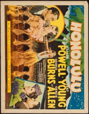 Honolulu movie poster (1939) poster with hanger