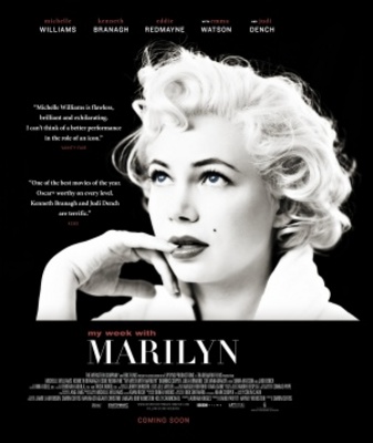 My Week with Marilyn movie poster (2011) canvas poster