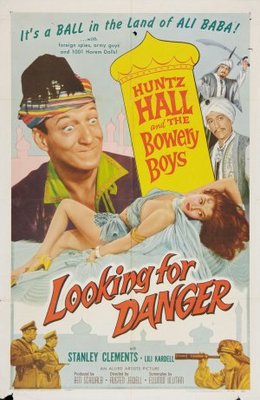 Looking for Danger movie poster (1957) metal framed poster
