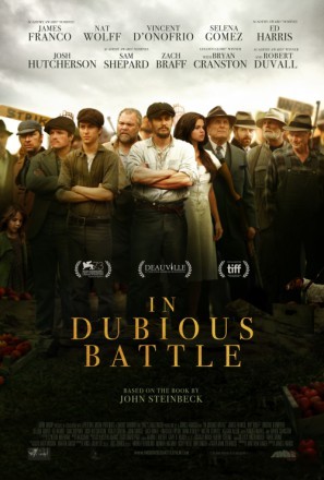 In Dubious Battle movie poster (2017) wood print