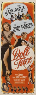 Doll Face movie poster (1946) wood print