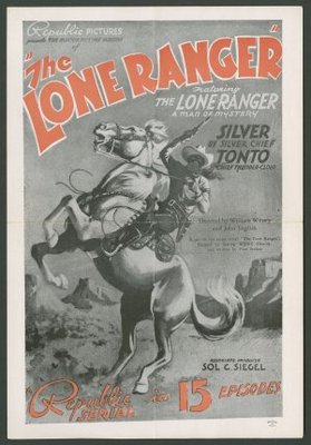 The Lone Ranger movie poster (1938) pillow