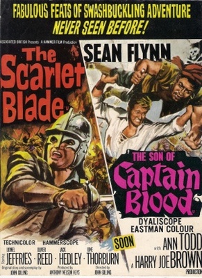 The Scarlet Blade movie poster (1963) wooden framed poster