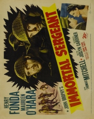 Immortal Sergeant movie poster (1943) wooden framed poster