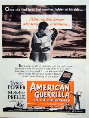 American Guerrilla in the Philippines movie poster (1950) metal framed poster