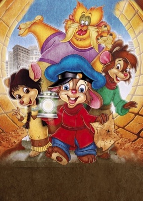 An American Tail: The Treasure of Manhattan Island movie poster (1998) poster with hanger