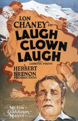 Laugh, Clown, Laugh movie poster (1928) metal framed poster