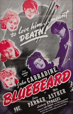 Bluebeard movie poster (1944) canvas poster