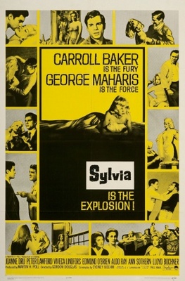 Sylvia movie poster (1965) metal framed poster