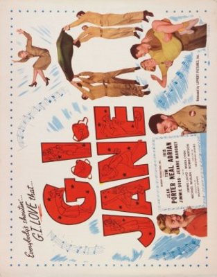G.I. Jane movie poster (1951) wood print
