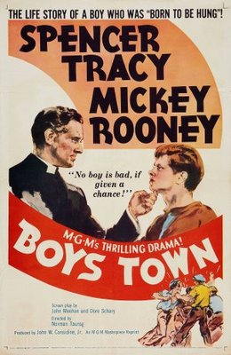 Boys Town movie poster (1938) poster with hanger