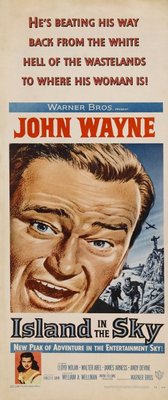 Island in the Sky movie poster (1953) wood print