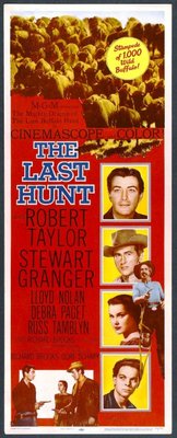 The Last Hunt movie poster (1956) pillow
