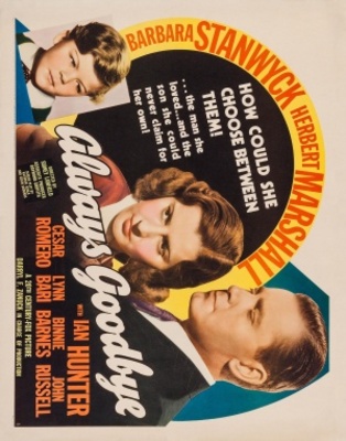 Always Goodbye movie poster (1938) canvas poster