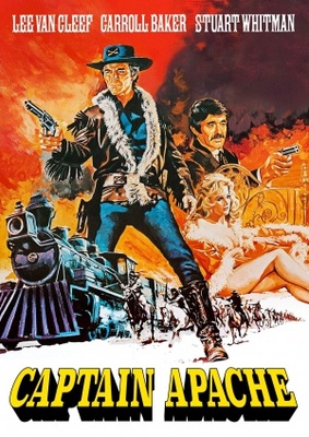 Captain Apache movie poster (1971) t-shirt
